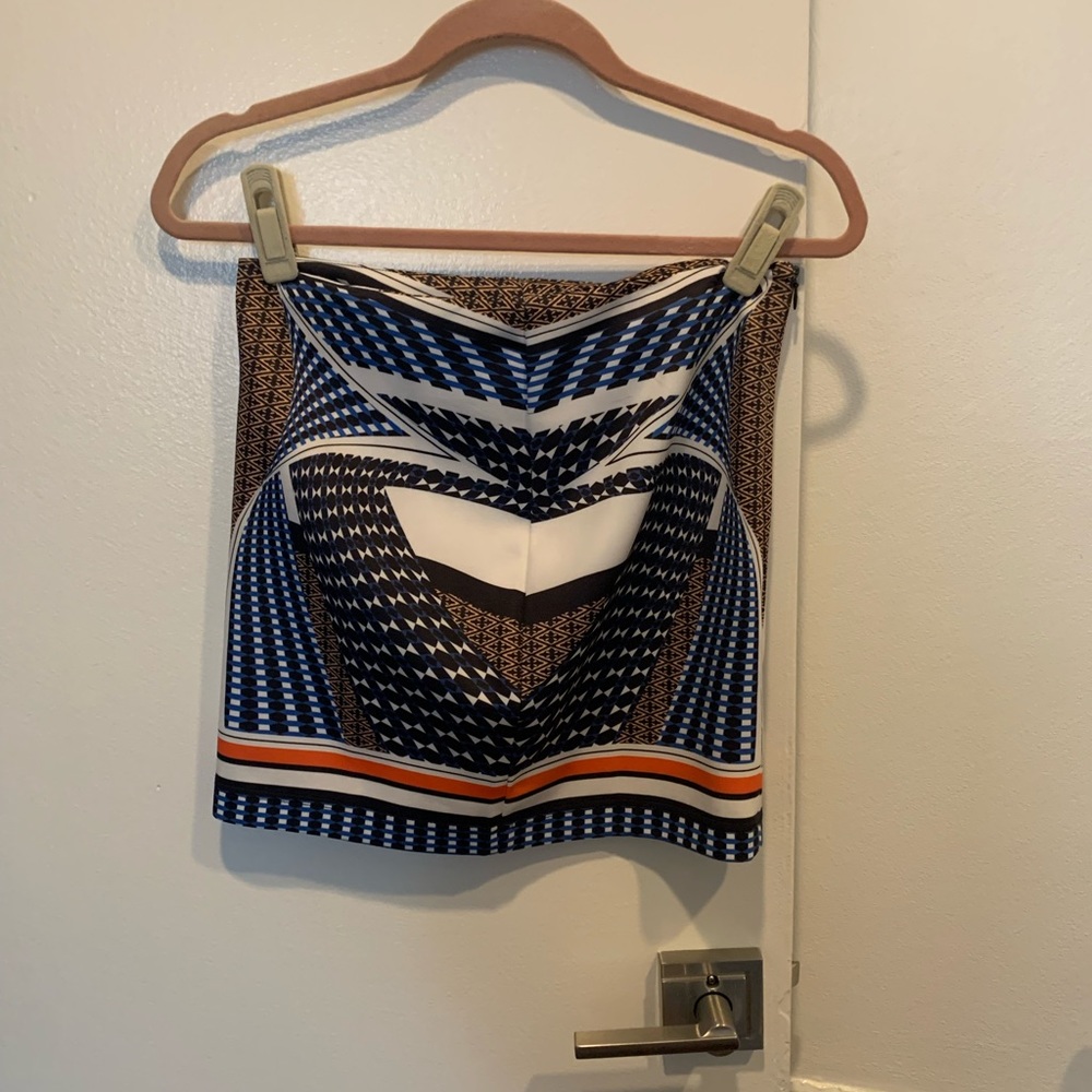 Multicolor mini skirt